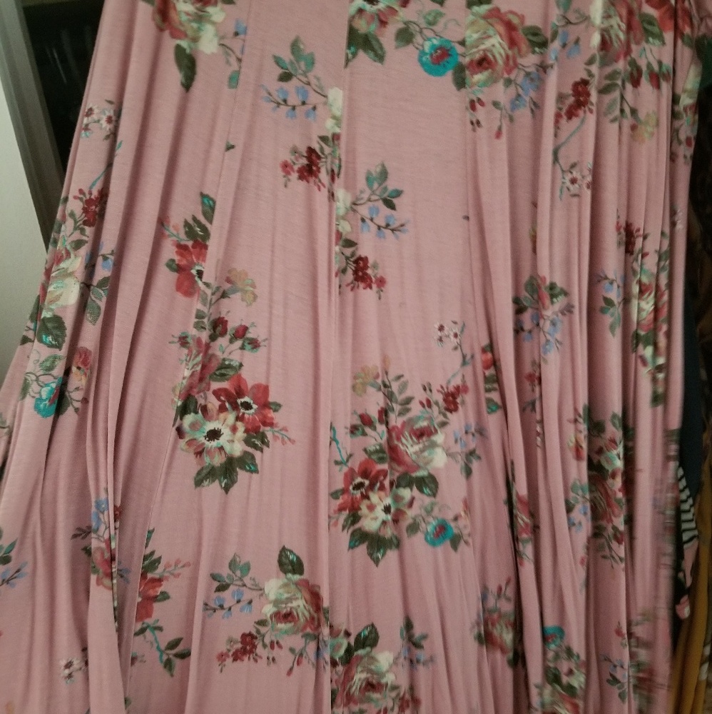 Pink moa swing dress never wore